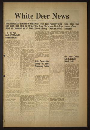 White Deer News (White Deer, Tex.), Vol. 2, No. 1, Ed. 1 Thursday, March 16, 1961