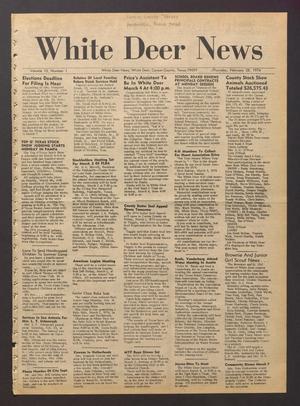 White Deer News (White Deer, Tex.), Vol. 15, No. 1, Ed. 1 Thursday, February 28, 1974