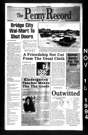 The Penny Record (Bridge City, Tex.), Vol. 36, No. 25, Ed. 1 Wednesday, November 16, 1994