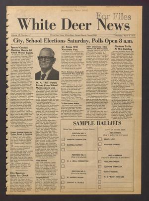 Primary view of object titled 'White Deer News (White Deer, Tex.), Vol. 15, No. 6, Ed. 1 Thursday, April 4, 1974'.