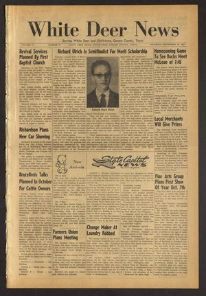 White Deer News (White Deer, Tex.), Vol. 4, No. 33, Ed. 1 Thursday, September 26, 1963