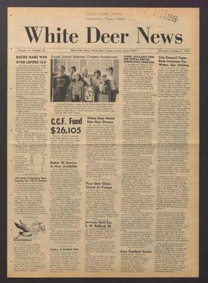 White Deer News (White Deer, Tex.), Vol. 16, No. 32, Ed. 1 Thursday, October 2, 1975