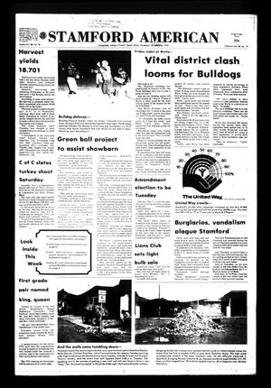 Stamford American (Stamford, Tex.), Vol. 58, No. 30, Ed. 1 Thursday, November 1, 1979