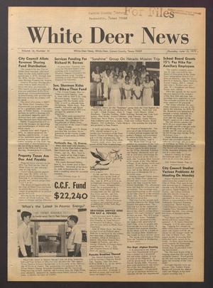 White Deer News (White Deer, Tex.), Vol. 16, No. 16, Ed. 1 Thursday, June 12, 1975