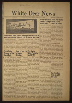 White Deer News (White Deer, Tex.), Vol. 1, No. 49, Ed. 1 Thursday, February 16, 1961