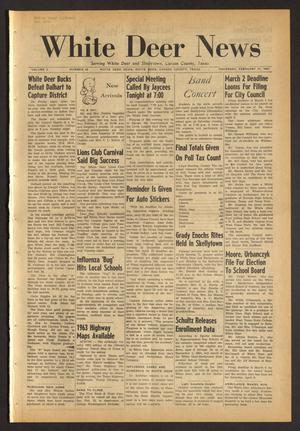 White Deer News (White Deer, Tex.), Vol. 3, No. 49, Ed. 1 Thursday, February 21, 1963