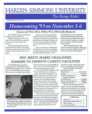 Range Rider, Volume 44, Number 3, Fall 1993