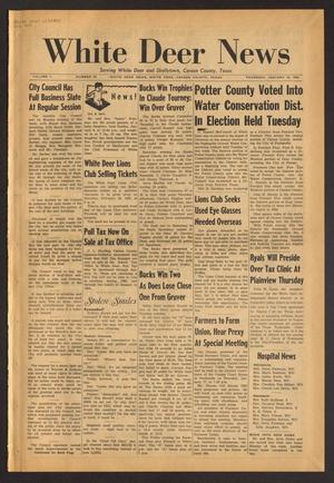 White Deer News (White Deer, Tex.), Vol. 3, No. 43, Ed. 1 Thursday, January 10, 1963