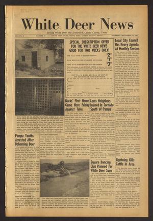 Primary view of object titled 'White Deer News (White Deer, Tex.), Vol. 4, No. 31, Ed. 1 Thursday, September 12, 1963'.