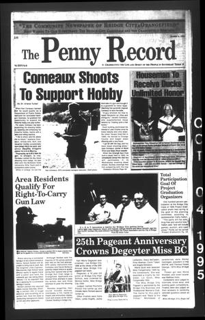 The Penny Record (Bridge City, Tex.), Vol. 37, No. 23, Ed. 1 Wednesday, October 4, 1995