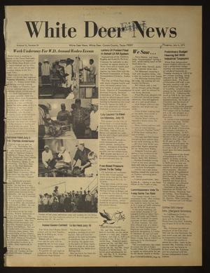 Primary view of object titled 'White Deer News (White Deer, Tex.), Vol. 19, No. 20, Ed. 1 Thursday, July 6, 1978'.