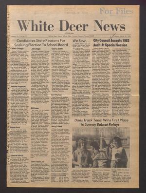 White Deer News (White Deer, Tex.), Vol. 24, No. 51, Ed. 1 Thursday, March 29, 1984