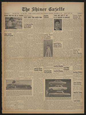 The Shiner Gazette (Shiner, Tex.), Vol. 69, No. 39, Ed. 1 Thursday, September 28, 1961