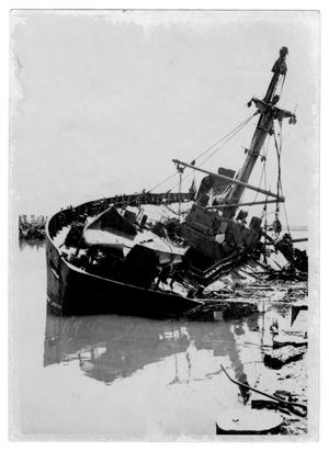 [The Wilson B. Keene after the 1947 Texas City Disaster]