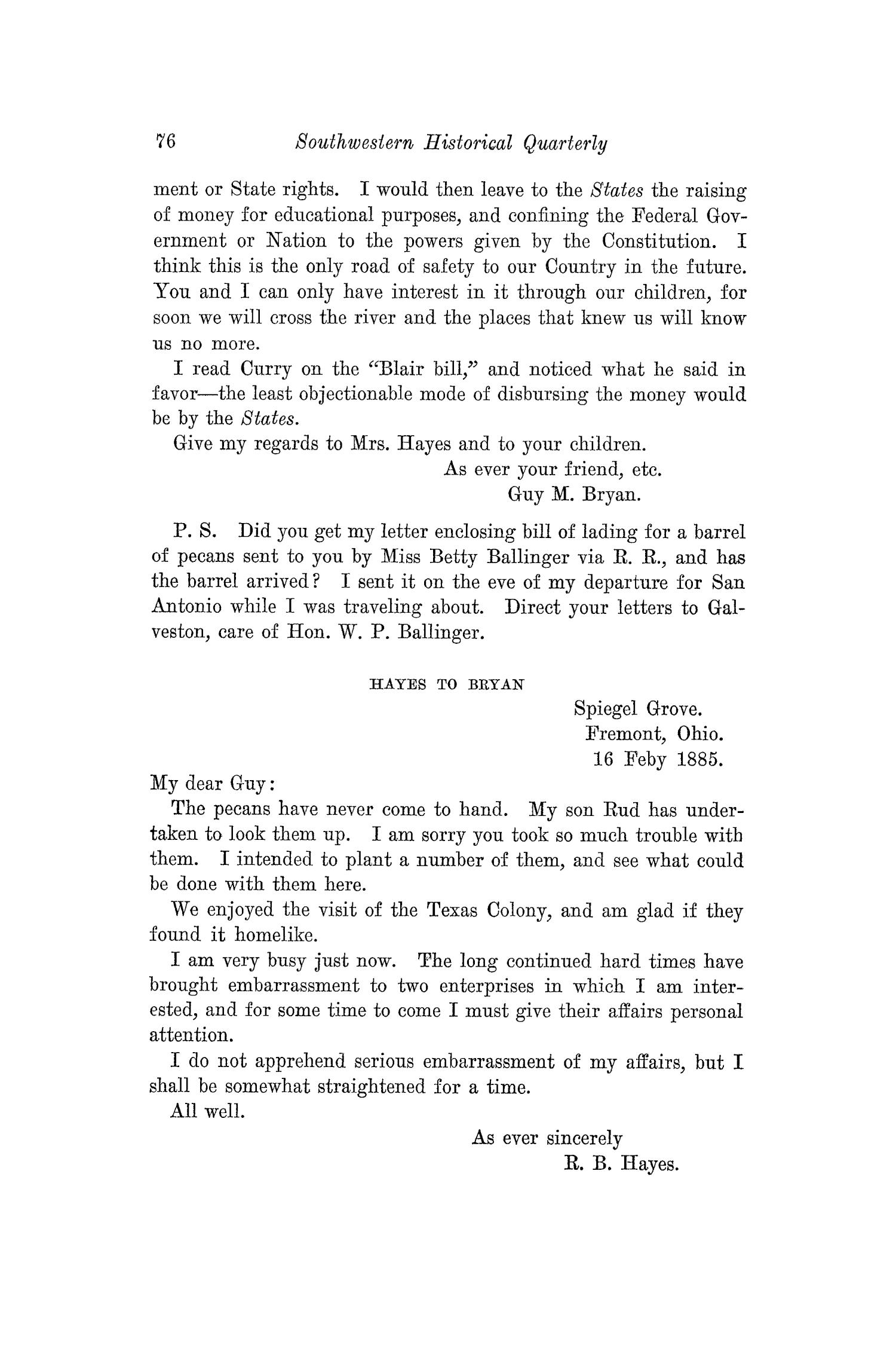 The Southwestern Historical Quarterly, Volume 29, July 1925 - April, 1926
                                                
                                                    76
                                                