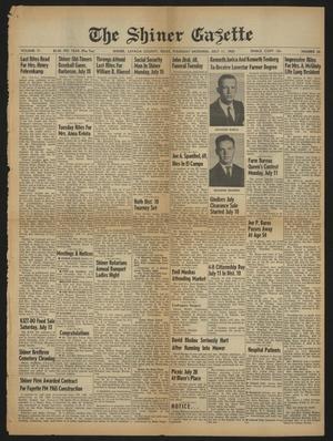 The Shiner Gazette (Shiner, Tex.), Vol. 71, No. 28, Ed. 1 Thursday, July 11, 1963