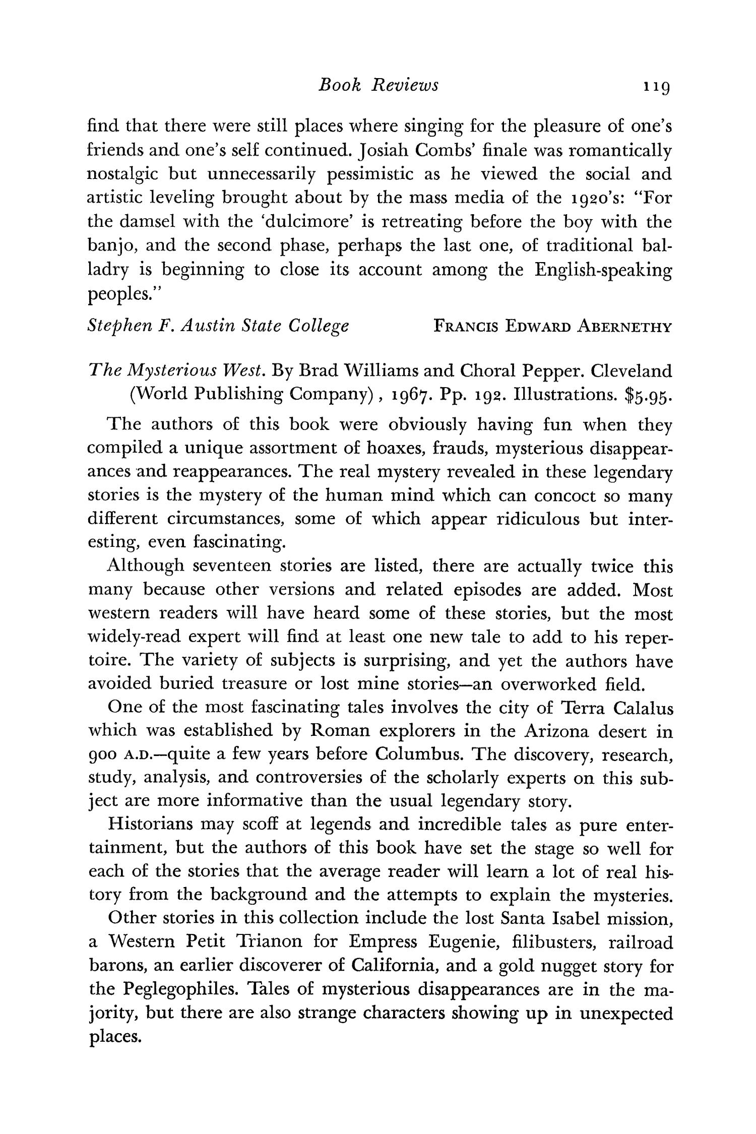 The Southwestern Historical Quarterly, Volume 72, July 1968 - April, 1969
                                                
                                                    119
                                                