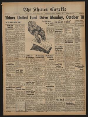 The Shiner Gazette (Shiner, Tex.), Vol. 73, No. 41, Ed. 1 Thursday, October 14, 1965