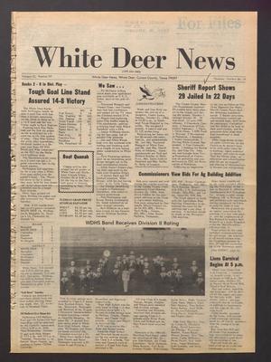 Primary view of object titled 'White Deer News (White Deer, Tex.), Vol. 25, No. 29, Ed. 1 Thursday, October 25, 1984'.