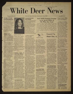 Primary view of object titled 'White Deer News (White Deer, Tex.), Vol. 18, No. 41, Ed. 1 Thursday, December 1, 1977'.
