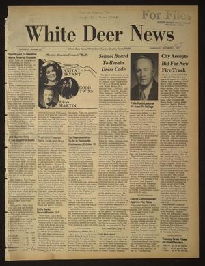 Primary view of object titled 'White Deer News (White Deer, Tex.), Vol. 18, No. 34, Ed. 1 Thursday, October 13, 1977'.