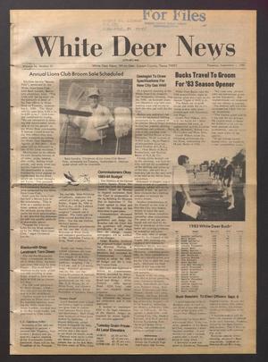 Primary view of object titled 'White Deer News (White Deer, Tex.), Vol. 24, No. 22, Ed. 1 Thursday, September 1, 1983'.