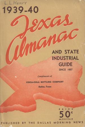 Primary view of object titled 'Texas Almanac, 1939-1940'.