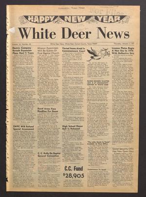 Primary view of object titled 'White Deer News (White Deer, Tex.), Vol. 16, No. 46, Ed. 1 Thursday, January 1, 1976'.