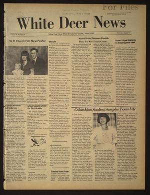 Primary view of object titled 'White Deer News (White Deer, Tex.), Vol. 18, No. 26, Ed. 1 Thursday, August 11, 1977'.