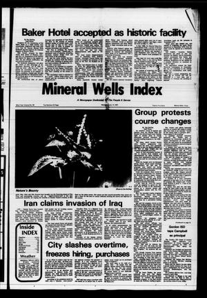 Primary view of object titled 'Mineral Wells Index (Mineral Wells, Tex.), Vol. 82, No. 60, Ed. 1 Wednesday, July 14, 1982'.