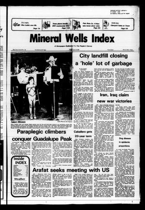 Primary view of object titled 'Mineral Wells Index (Mineral Wells, Tex.), Vol. 82, No. 63, Ed. 1 Sunday, July 18, 1982'.