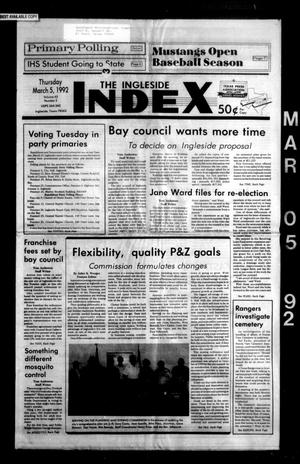 The Ingleside Index (Ingleside, Tex.), Vol. 43, No. 5, Ed. 1 Thursday, March 5, 1992