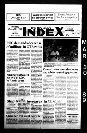 The Ingleside Index (Ingleside, Tex.), Vol. 40, No. 8, Ed. 1 Thursday, March 30, 1989