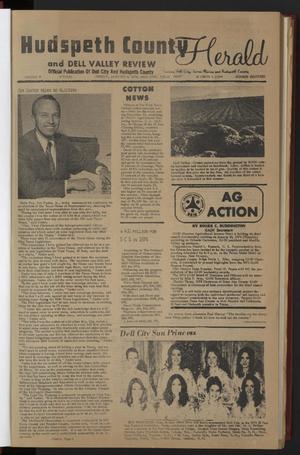 Primary view of object titled 'Hudspeth County Herald and Dell Valley Review (Dell City, Tex.), Vol. 18, No. 18, Ed. 1 Friday, January 4, 1974'.