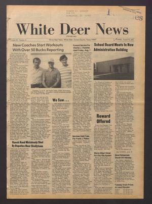 White Deer News (White Deer, Tex.), Vol. 22, No. 21, Ed. 1 Thursday, August 13, 1981