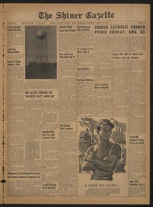 The Shiner Gazette (Shiner, Tex.), Vol. 66, No. 35, Ed. 1 Thursday, August 28, 1958
