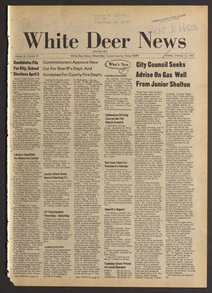 White Deer News (White Deer, Tex.), Vol. 22, No. 47, Ed. 1 Thursday, February 11, 1982