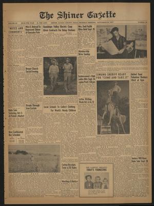 The Shiner Gazette (Shiner, Tex.), Vol. 65, No. 39, Ed. 1 Thursday, September 26, 1957
