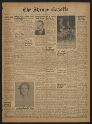 The Shiner Gazette (Shiner, Tex.), Vol. 66, No. 5, Ed. 1 Thursday, January 30, 1958