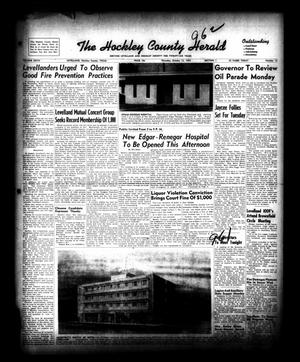 Primary view of object titled 'The Hockley County Herald (Levelland, Tex.), Vol. 27, No. 12, Ed. 1 Thursday, October 12, 1950'.