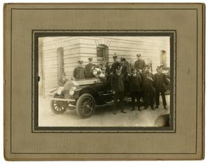 Primary view of object titled '[Group Portrait of Fire Station #2]'.