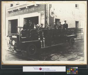 [Hook and Ladder Company at Central Fire Station]