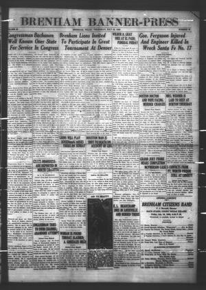 Primary view of object titled 'Brenham Banner-Press (Brenham, Tex.), Vol. 43, No. 91, Ed. 1 Thursday, July 15, 1926'.