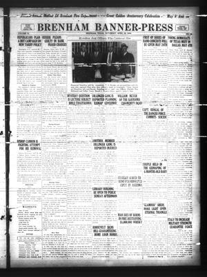 Primary view of object titled 'Brenham Banner-Press (Brenham, Tex.), Vol. 51, No. 29, Ed. 1 Saturday, April 28, 1934'.