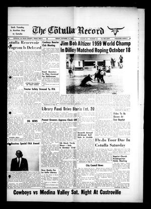 The Cotulla Record (Cotulla, Tex.), Vol. 12, No. 33, Ed. 1 Friday, October 17, 1969