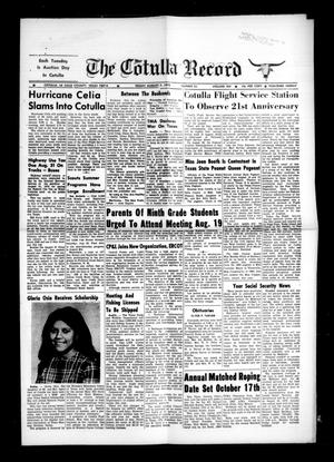 The Cotulla Record (Cotulla, Tex.), Vol. 13, No. 23, Ed. 1 Friday, August 7, 1970