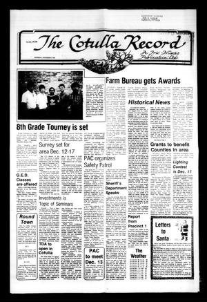 Primary view of object titled 'The Cotulla Record (Cotulla, Tex.), Ed. 1 Thursday, December 8, 1983'.