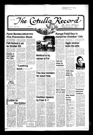The Cotulla Record (Cotulla, Tex.), Vol. [80], No. 26, Ed. 1 Thursday, October 2, 1980