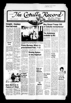 The Cotulla Record (Cotulla, Tex.), No. 24, Ed. 1 Thursday, February 3, 1983