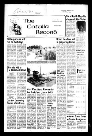 The Cotulla Record (Cotulla, Tex.), Vol. 80, No. 9, Ed. 1 Thursday, June 12, 1980